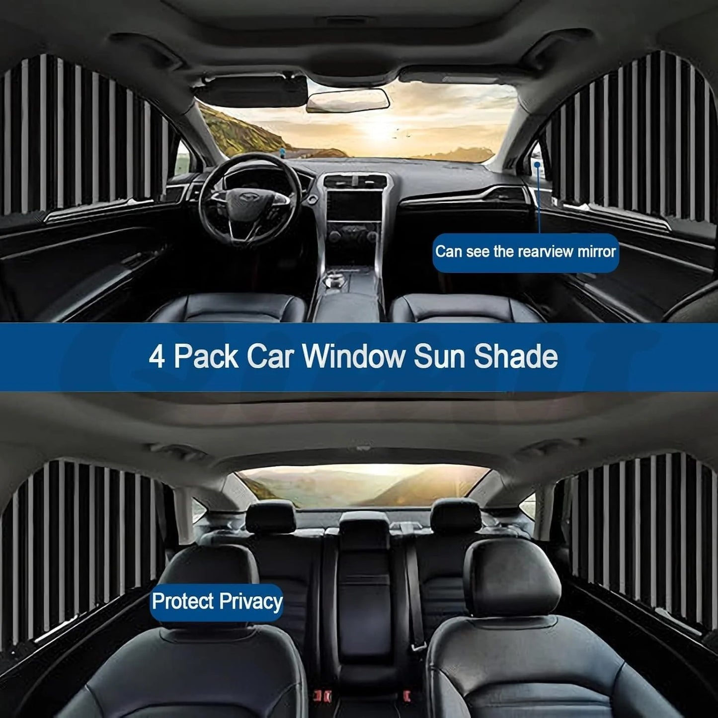 Magnetic Car Window Curtain